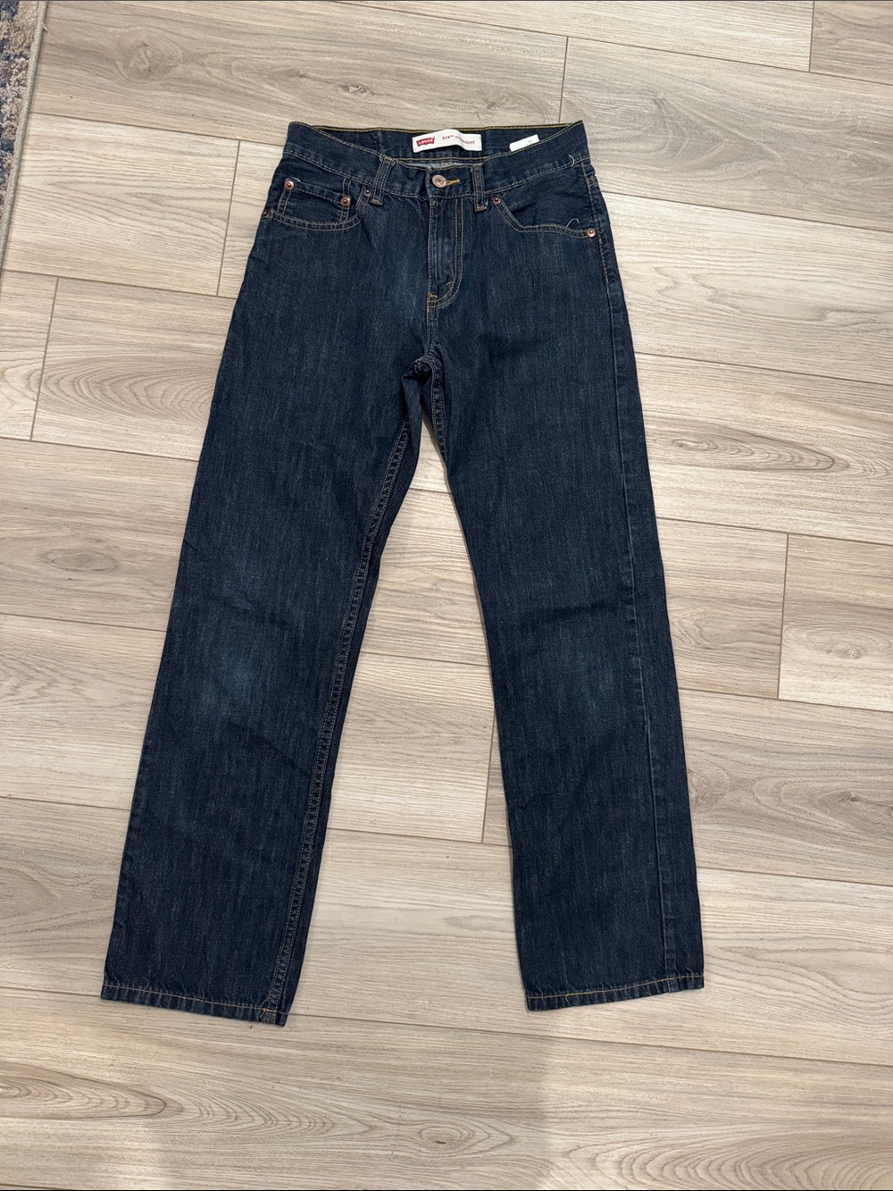 Levi's Kids Dark Indigo Straight Jeans